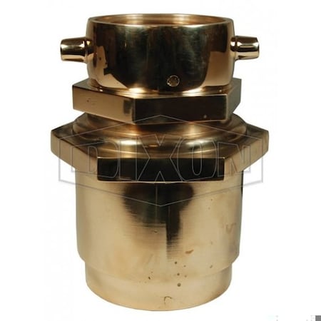 Dixon The Right Connection 25-288 Spring Check Pin Lug Snoot, 2-1/2 x 3 in Nominal, FNST x FNPT End Style, CSSTF25F30T-P